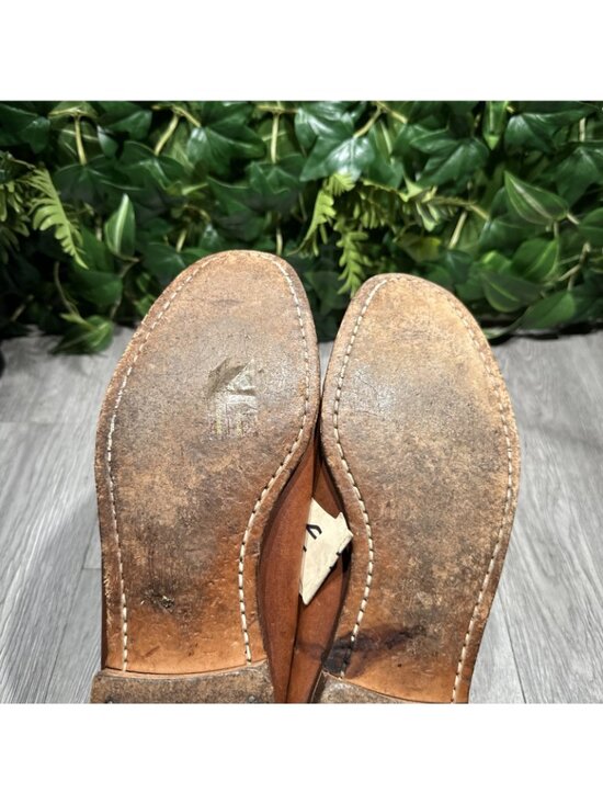 Polo Ralph Lauren Brown Leather Moccasin  Loafer Bench Made USA Size 11 D main image 6